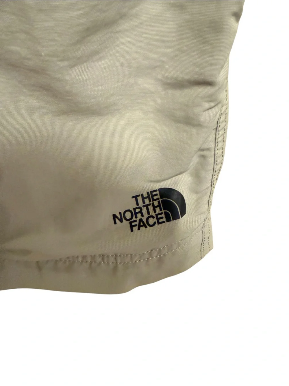 The North Face Men's Tan Cargo Shorts with Belt - Size Large